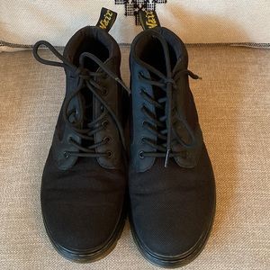 Dr. Martens Black Canvas Chukka Boot